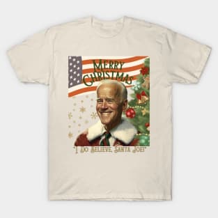 Vintage Christmas Santa Biden T-Shirt